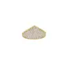 Hip-hop Nueva Moda Exquisito Anillo de Diamantes para Mujer Lujo Ligero Nicho Zircón Anillo Octogonal en stock Venta al por mayor