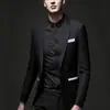 Traje de Boda Casual de Color Bloqueado para Hombre de Amazon Transfronterizo Chaqueta de un Solo Botón para Anfitrión de Boda Ropa para Hombre