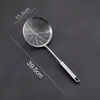 Colador Skimmer de Acero Inoxidable 304 para Cocina Casera, Colador Grande para Escurrir, Filtrar y Sacar Residuos, Fideos, Empanadas y Freír