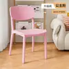 Respaldo de silla de plástico restaurante apilable mesa y sillas de comedor engrosado moderno minimalista taburete de lujo ligero silla de comedor nórdica para el hogar
