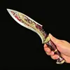 Delta Juego Periférico S10 Elegy Fission Cuchillo de Juguete Grande Depredador Fission con Estuche de Cuero Modelo de Juguete