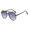 Gafas de Sol Aviador de Metal con Doble Puente para Hombre, Gafas de Sol con Protección Solar para Conducir, Gafas de Sol Aviador Transfronterizas Europeas y Americanas