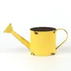 Jarrón Antiguo Jarrón Vintage Maceta Flores Secas Estilo Europeo Maceta de Hierro Vintage Cubo de Piso Olla de Hierro Jarrón de Hierro