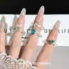 Anel Versátil para Uso Diário Criativo de Alta Qualidade com Design de Nicho Minimalista Exquisito, em Forma de Coração com Diamante Redondo, Estilo Francês de Luxo Leve
