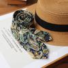 Corbata clásica de algodón con estampado de Pelis, informal, estrecha, de 6 cm, estilo coreano, para hombre y mujer, estilo universitario, combina con todo.
