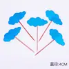 Decoração de Bolo Nuvens Feliz Aniversário Plug-in Conjunto de Cartões para Bolo de Aniversário
