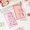 Kt Cat Acrílico Tiktok Pegatina Niños 3D Relieve Hecho a Mano DIY Pegatina Decorativa Estética Estudiante Kuluo Teléfono Móvil Femenino