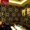Bar Ktv Tema de Fondo de Pantalla Caja Bar de Karaoke Club Revestimiento de Pared 3D Estéreo Geométrico Moda Americana Revestimiento de Pared