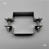 Abrazadera Cuadrada Engrosada Escuadra de Acero Hebilla de Clip Doble Cara para Sujetar Tubo Cuadrado Escuadra de Ángulo Recto Abrazadera de Fijación Cuadrada Abrazadera de Garganta