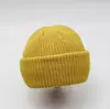 Gorro de Lana Board de Luz Gorro de Punto Transfronterizo para Mujer Estilo Coreano Color Sólido Versátil Gorro Pulóver para Pareja Gorro Cálido de Piel de Melón Gorro Hexagonal
