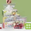 Sacos para Conservar Alimentos com Costelas Duplas Atacado, Sacos Seláveis para Refrigeração, Sacos Densos de Grau Espessado, Sacos Transparentes Auto-Selantes