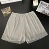 Pantalones Cortos de Seguridad de Nuevo Estilo para Mujer, Anti-Exposición, Delgados para Verano, Se Pueden Usar Afuera, Pantalones de Calabaza, Dobladillo que No se Enrolla, Pantalones Cortos para Casa, Capa Base