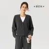 Blusas Casuais Femininas Outono e Inverno Novo Estilo Tricô Grosso Veludo Floco de Neve Falso Duas Peças Solto Casual Confortável Moletom