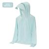 Ice Silk roupas de proteção solar pesca de verão das mulheres proteção UV aba destacável roupas de proteção solar casaco masculino roupas de pele clara