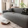 Funda de Sofá de Terciopelo Jacquard Suministro Especial Funda de Sofá Estilo Crema Protector Antideslizante Antiarañazos de Gato Tela de Funda de Sofá Completamente Envuelta para Persona Perezosa