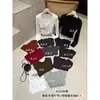 Yuanxi - camiseta de manga larga con cuello en U, a la moda y minimalista, top versátil y favorecedor para mujer, otoño 2026, 263300