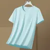 Camiseta Masculina de Manga Curta Pica-Pau Verão Seda de Gelo de Verão Nova para Exterior Gola Redonda Esportiva Casal Solta Casual