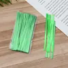 Venta al por mayor del fabricante 100 piezas de 6-12 cm de Alambre retorcido para lazos Regalo Boda Caja Bolsa de pan Empaque de Paleta de caramelo Oro y Plata