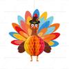 Adorno Colgante de Bola de Panal de Abeja de Amazon Turquía Decoración de Arreglo de Ambiente para Centro de Mesa con Tema de Otoño para Fiesta de Acción de Gracias