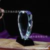 Corazón de Melocotón de Cristal Producción al por Mayor de Trofeo de Cristal de Amor Medalla al por Mayor Regalo de Cristal Blanco Ensamble en Blanco Cristal