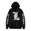 Transfronteiriço Europeu e Americano maré de outono e inverno periférico bidimensional masculino e feminino esportes de lazer forrado de lã suéter com capuz Death Note