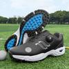Zapatos de Golf para Hombre y Mujer, Nuevos Clavos Fijos, Zapatos de Golf Nuevos, Cómodos y Transpirables, Botones Laterales Giratorios para Hombre