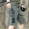 Calções Táticos Masculinos de Bolso Múltiplo Verão 2026, Esportivos e Casuais, Corte Solto, Roupa de Trabalho Fresca, Atacado
