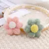 Accesorios para el Cabello y Materiales de Peluche de Colores Macaron con Forma de Girasol de Seis Pétalos, Guantes para Niños, Medias, Bolsos, Materiales para Manualidades