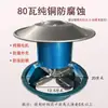 Extractor de Humo para Chimenea, Extractor de Humo Duradero para Chimenea, Ventilador de Tiro Inducido de Cobre Puro para Uso Rural, Adecuado para Fogones Tradicionales y Casas Planas