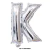 Globos de Letras de 16 pulgadas en Inglés para Decoración de Fiesta de Cumpleaños Infantil, Celebración de Boda, Arreglo de Habitación de Boda, Globos Mágicos de Color de Moda