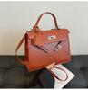 Bolso de Diseño de Nicho de Alta Gama 2026 para Mujer, Bolso Bandolera Cruzado Retro de Moda Nueva, Bolso de Mano Tipo Kelly