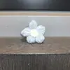 Nuevos dijes para zapatos de flor de hilo, Flores de punto mullido tipo pompón, Set de accesorios desmontables para pantuflas