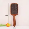 Peine de Madera Maciza con Bolsa de Aire Sándalo Tabla Grande Peine con Bolsa de Aire Peine de Masaje Doméstico Bolsa de Aire Esponjosa Peine para Meridianos del Cuero Cabelludo