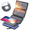 Carregador Portátil Sem Fio Magnético Alimentado por Energia Solar para Relógio, Fonte de Alimentação Móvel, Estojo Dobrável