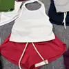 Estilo Coreano Tops de Verão Simples de Alta Qualidade Cor Sólida Alça no Pescoço Regata para Bebê Menina Costas Abertas Moda Sem Mangas Camisola
