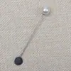 Accesorios para Hacer Joyería DIY Soporte para Broches de Palabra Larga Alfiler de Perla Lazo para Ropa Hebilla de Toalla de Seda