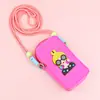 Bolsa de Silicona de Alta Gama para Gafas para Mujer, Estuche Portátil de Almacenamiento para Gafas de Sol de Viaje, Bolsita Colgante Linda Anti-Pérdida para Teléfono