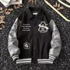 Comercio Exterior Transfronterizo Co-Branded Chaqueta de Uniforme de Béisbol para Hombre Tendencia Americana Superior Casual Retro Chaqueta de Mujer Otoño e Invierno