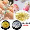 Accesorios para Arte de Uñas Hilo Dorado para Arte de Uñas Hierba Coral Dorada Hilo Dorado Decoración de Uñas DIY Accesorios Estrella Luna Armadura