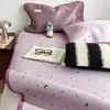Juego de Tres Piezas de Esterilla de Seda de Hielo Refrigerante de Verano Modelo Nuevo 2026 para Uso en Casa, Esterilla Suave de Doble Aire Acondicionado, Lavable a Máquina y Plegable