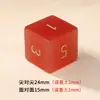 Suministro Directo de Fábrica Juego de Mesa Dnd Dungeons and Dragons Dado Poliedro Z01 Naranja Yang Ojo de Gato Juego de Siete Dados