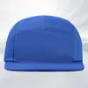 Gorra de Cinco Paneles de Ala Plana de Moda Europea y Americana con Logo Personalizado, Gorra de Béisbol de Verano Repelente al Agua de Secado Rápido, Sombrero para el Sol de Protección Solar para Exteriores