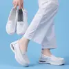 Zapatos de Enfermera, Zapatos de Trabajo de Doctor para Mujer con Suela Blanda y Más Terciopelo, Zapatos Planos Antideslizantes de Suela Gruesa, Zapatos Médicos, Pies Cómodos y No Cansados, Zapatos Transpirables