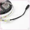Lâmpada LED suave com conector 3528 sem solda de encaixe linha de conexão de interruptor DC conector macho e fêmea linha de conexão de energia 8MM
