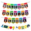 Decoración Fiesta de Apertura para Estudiantes Nuevos de Amazon 2024 Lápiz Regla Bandera Decoración de Escena Se Puede Fijar