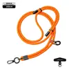 Nuevo cordón para teléfono móvil 6MM resistente para colgar en el cuello ajustable para exteriores anti-pérdida delicada cuerda trenzada para muñeca negra