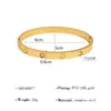 Pulsera Clásica Europea y Americana de Acero Inoxidable Abierta con Oro de 18K, Pulsera que No se Desvanece para Mujer, Conjunto de Pulseras de Circonita de Alta Gama