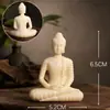 Adorno de fruta marfil, figura de dios de la riqueza amarillo, estatua de Buda, decoración del hogar, sala de estar, ceremonia de inauguración, artesanía de mesa, pieza decorativa pequeña