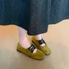 Sapatos Mary Jane Retrô Franceses Femininos 2026 Outono Novo Tira Cruzada Bico Quadrado Sapatilhas Baixas Versáteis Sapatos Individuais