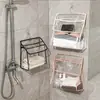 Bolsa de almacenamiento impermeable para baño, bolsa colgante para guardar ropa en la ducha, bolsa de almacenamiento de pared para dormitorio, herramienta mágica impermeable